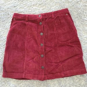 Abercrombie & Fitch Corduroy Skirt